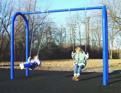 arch post swing sets