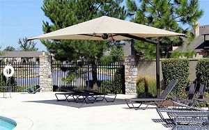 cantilever shade structure