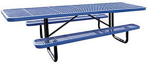 Picnic tables for playgrounds and parks :: rectangular, special needs