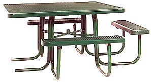 Picnic tables for playgrounds and parks :: special needs