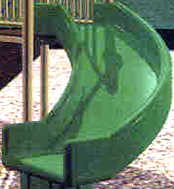 Slide :: Playground parts and equipment :: 90 Degree Right Turn Slide
