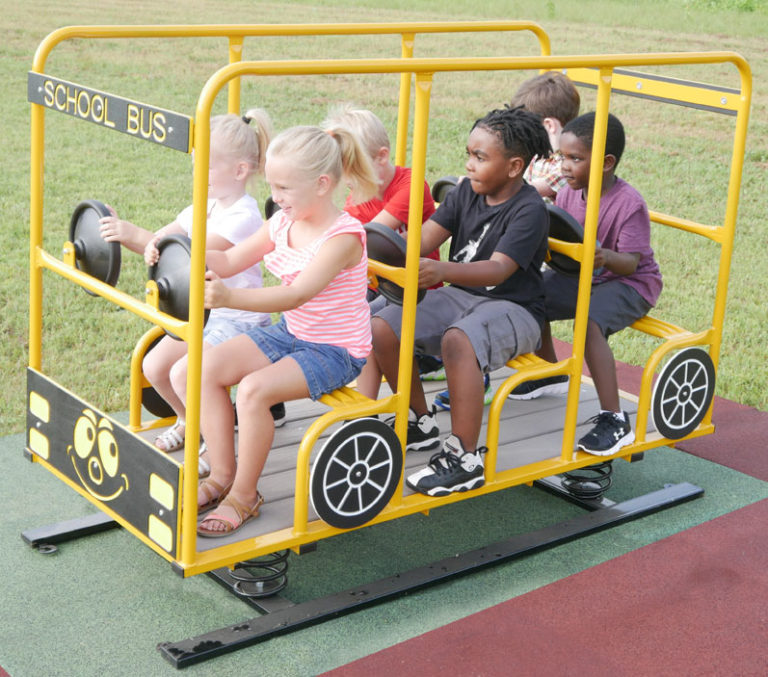 IP-4005-Happy Time School-bus - Playground Equipment USA