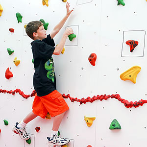 dry-erase climbing walls