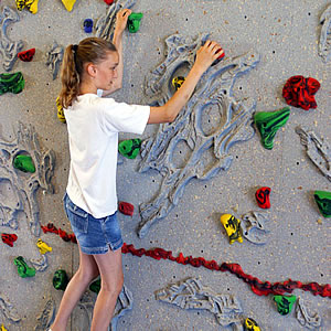 relief feature climbing walls