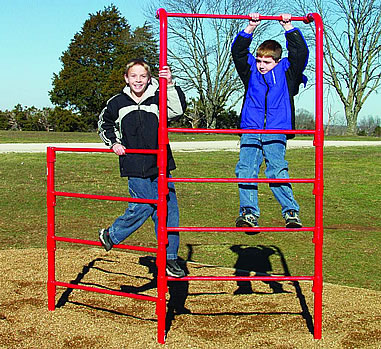 Stall Bar Fence :: Fitness Equipment :: Playground Parts and Equipment