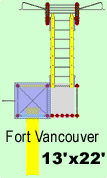 Fort Vancouver - Heavy duty residential play structure - Playground equipment and parts