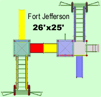 Fort Graham - Heavy duty residential play structure - Playground equipment and parts