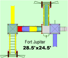 Fort Jupiter - Heavy duty residential play structure - Playground equipment and parts
