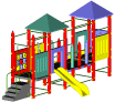 Fort McHenry :: Heavy Duty Residential Playground Structure :: Playground Equipment