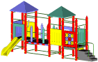 Fort McHenry :: Heavy Duty Residential Playground Structure :: Playground Equipment
