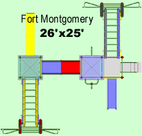 Fort Montgomery - Heavy duty residential play structure - Playground equipment and parts