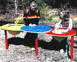 Sand and Water Table -- Double Bowl