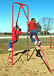 Fitness equipment - playground pole climb