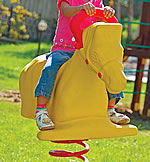 Spring animals, spring toys, spring riders - mustang - playground equipment