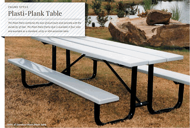 plastiplank picnic tables rectangular