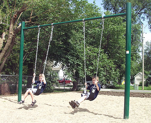 Single Post Swing - Swingsets - Playground Parts and Equipment