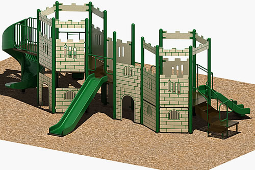 castle play structure