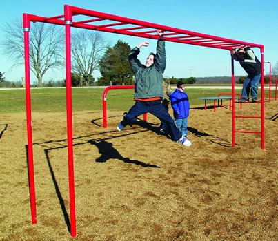 Horizontal Ladder :: Horizontal Climbing Bars :: Playground Parts and Equipment