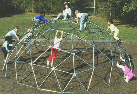 Classic Backyard Metal Monkey Bars Climber