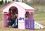Play house, playhouse, tot house - playground equipment