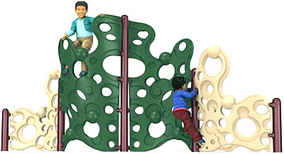 Bubble wall play climbers - playground equipment