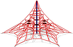 Playground Equipment :: Commercial Structures :: Net Climbers :: Meteor Nets
