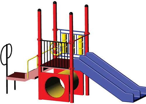 Playground equipment, play structures, jungle gyms, commercial playground equipment :: Model Jeremy