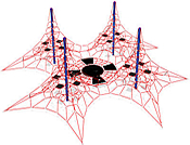 Playground Equipment :: Commercial Structures :: Net Climbers :: Meteor Nets